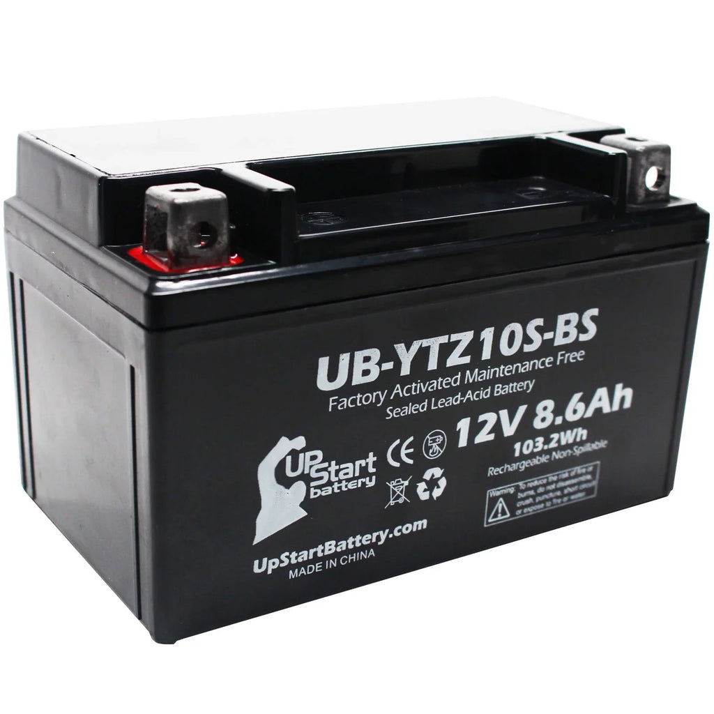 5-Pack UpStart Cell Replacement for 2011 Yamaha Maxam 250CC Factory Activated, Maintenance Free, Scooter Cell - 12V, 8.6Ah, UB-YTZ10S-BS