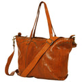 SW Spaghetti Western Swc135Acg Tote Vintage Handmade Drum Dyed Genuine European Cowhide Leather Women Bag Western Handbag Purse