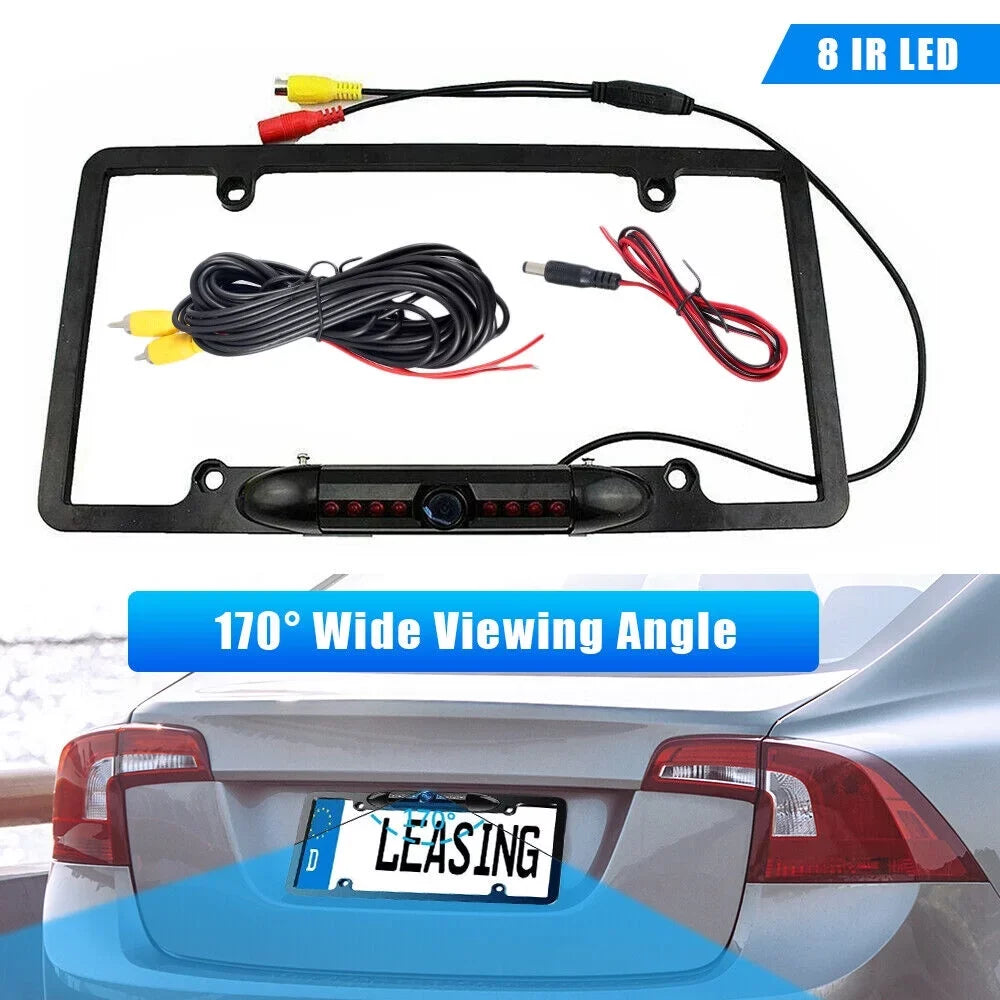 Night Vision License Plate Memory Camera - Reverse Parking Aid