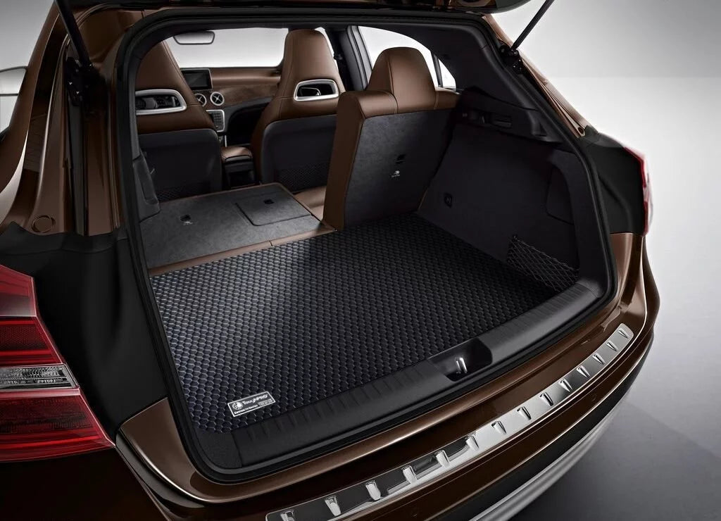 ToughPRO - Trunk Mat Compatible with BMW X3 - All Weather Heavy Duty (Made in USA) - Black Rubber - 2015