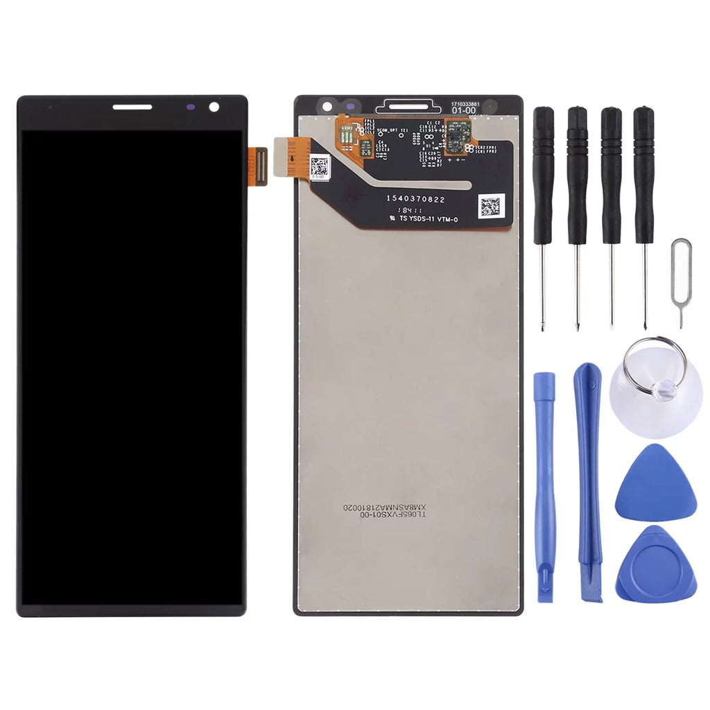 Cellphone Repair Parts OEM LCD Monitor for Sony Xperia 10 Plus with Digitizer Full Assembly(Black)