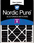 Air Bear 20x25x5 Replacement Pure Carbon Odor Reduction Merv 8 Air Filter 1 PK