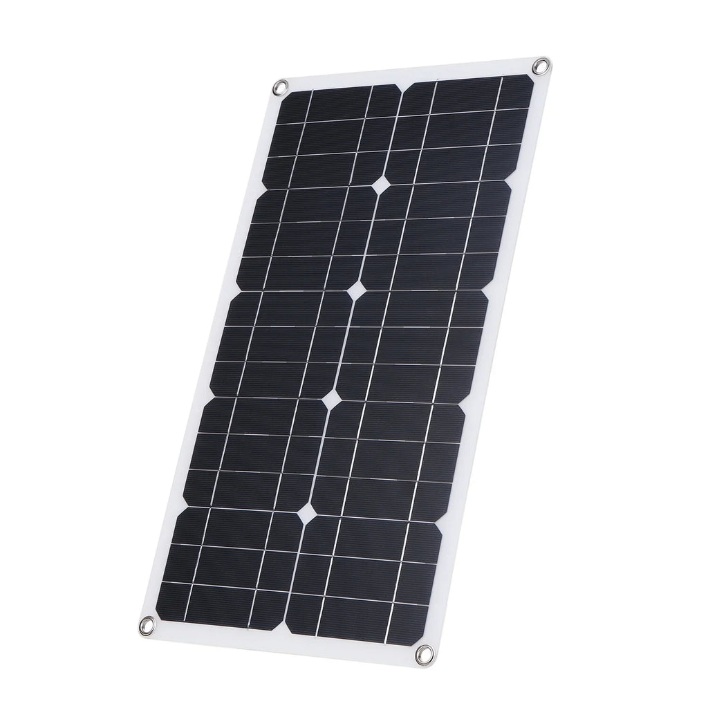 Dazzduo Solar Panel Kit,Car Display Kit Set 50W Solar Panel 30A Set USB/Type C 30A L-ED Display Resistance Car Boat C 9V/18V Solar Car 10/20/30/40/50A Solar 9V/18V Solar Panel Water Resistance Car