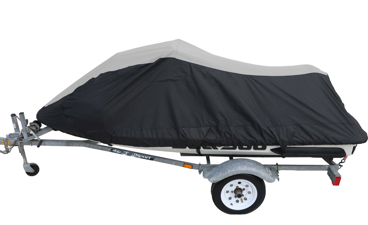 SUPER HEAVY-DUTY PWC JetSki Cover Compatible for Kawasaki Jet Ski 900 / 1200 STX 1997-2006 PWC Trailerable Jet Ski Cover