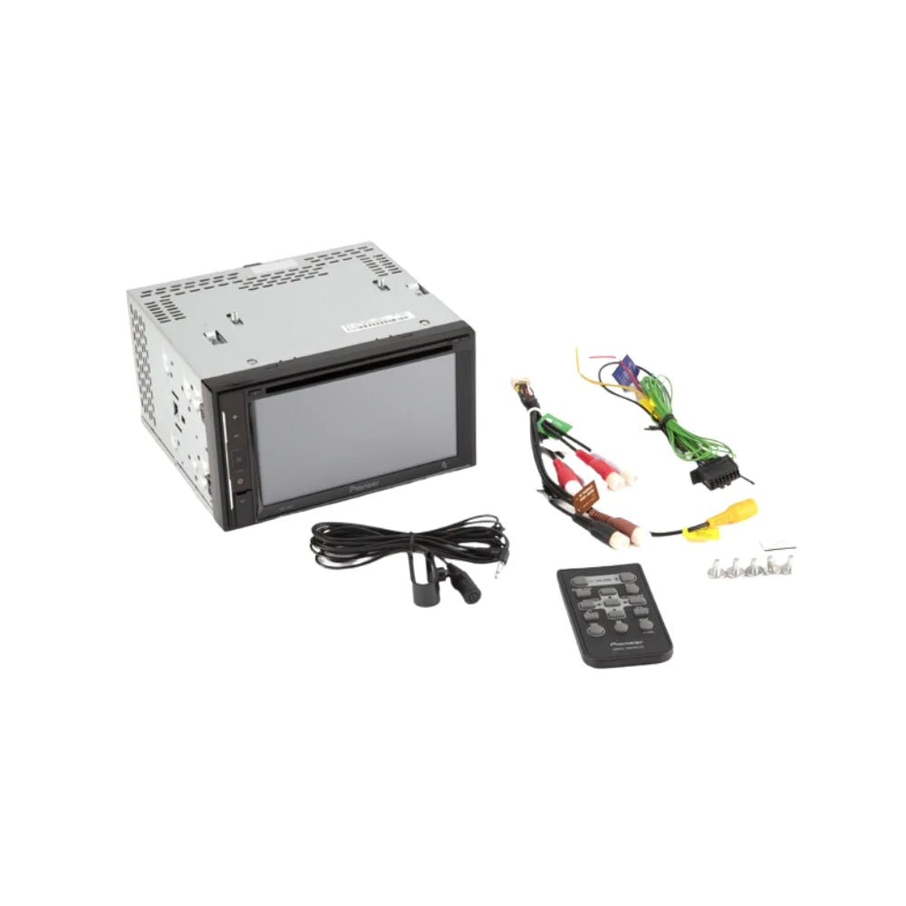 KIT771 Bundle with Pioneer Multimedia DVD Car Stereo and Installation Kit - for 1990-1992 Cadillac Fleetwood Brougham / Bluetooth DVD Monitor Radio - Backup Camera, 2 Din Dash Kit