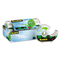 Scotch Magic Greener Tape with Dispenser, 1" Central Unit 0.75" x 50 ft, Clear, 6/Pack (6123)