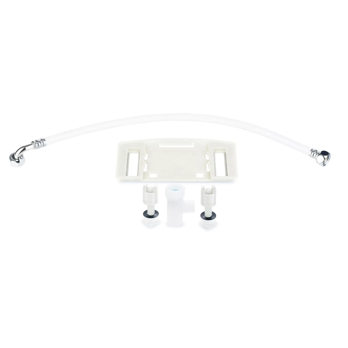 Brondell Swash SE400 Bidet Seat with Sidearm, Dryer and Stainless Steel Nozzle, Round White