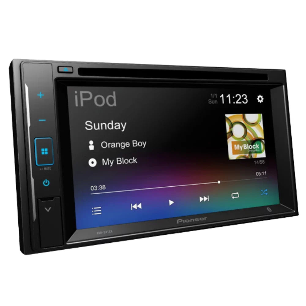 KIT4835 Bundle for 2002-2004 Oldsmobile Bravada W/ Pioneer AVH-241EX Double DIN Car Stereo with Bluetooth/Backup Camera/Installation Kit/in-Dash DVD/CD AM/FM 6.2" Panel Digital Media Receiver