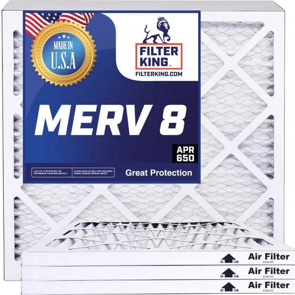 Filter King 28x66.5x1 Air Filter | 4-PACK | MERV 8 HVAC Pleated A/C Furnace Filters | MADE IN USA | Actual Size: 28 x 66.5 x .75"