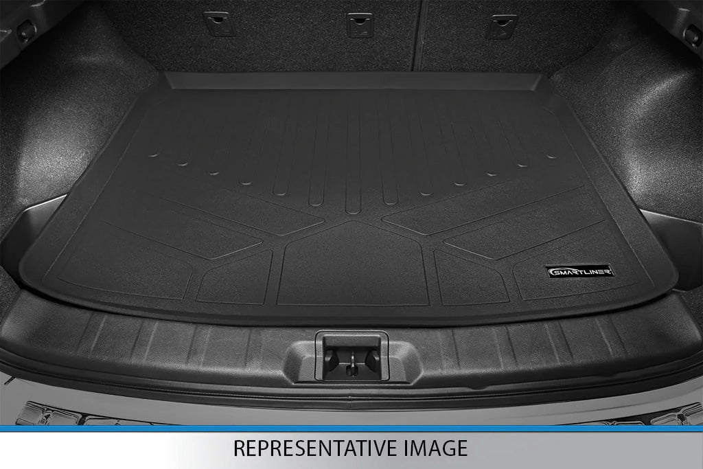 SMARTLINER All Weather Custom Fit Cargo Trunk Liner Floor Mat Black Compatible With 2007-2014 Ford Edge / 2011-2015 Lincoln MKX