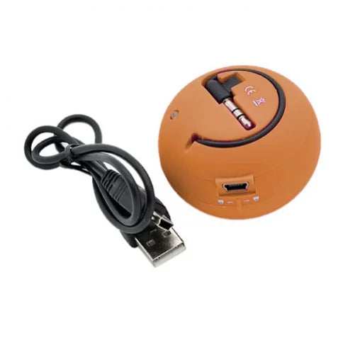 Portable Wired Speaker For Verve Connect, ZMax 11 - Audio Multimedia Rechargeable Orange for Consumer Cellular Verve Connect, ZMax 11