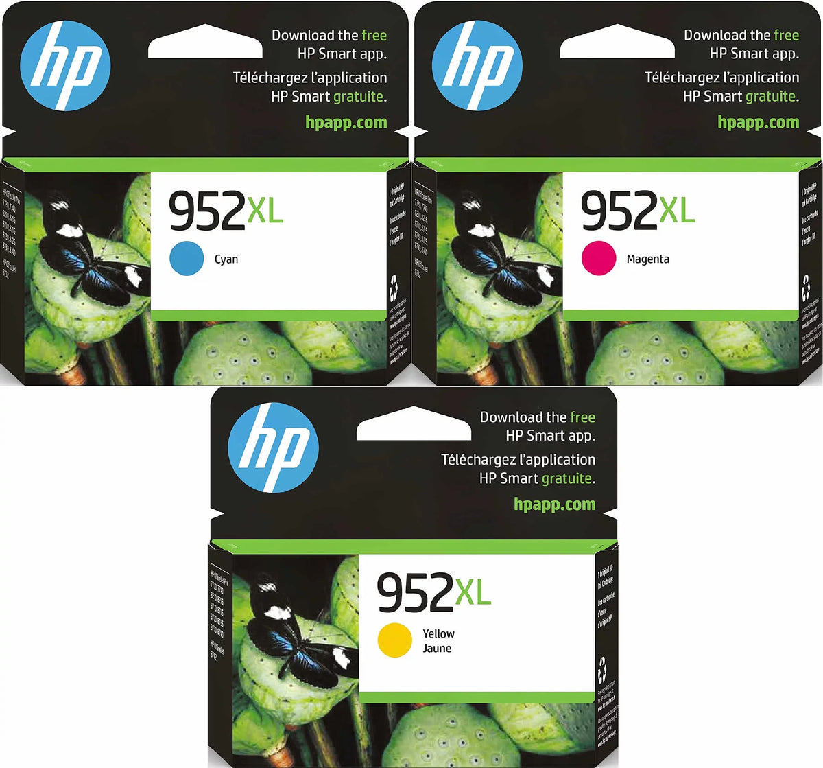 HP 952XL Color (1 952XL Cyan, 1 952XL Magenta, 1 952XL Yellow)