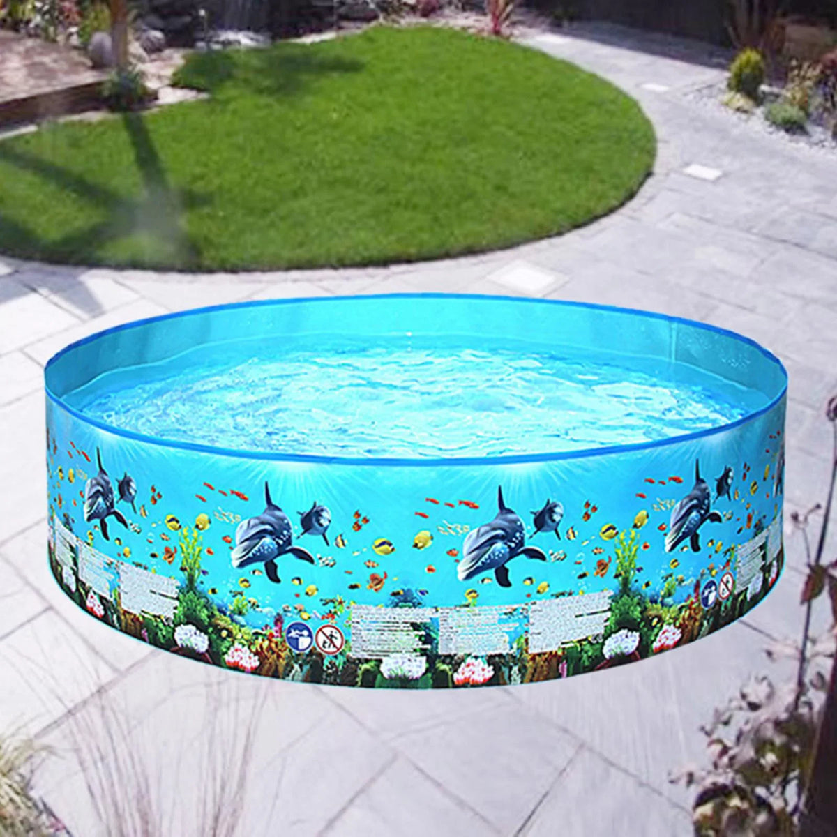 Children's Pool, , Paddling Pool Portable Shower Basin Game Child Baby Outdoor Indoor - 59.8 .8 inch, optional