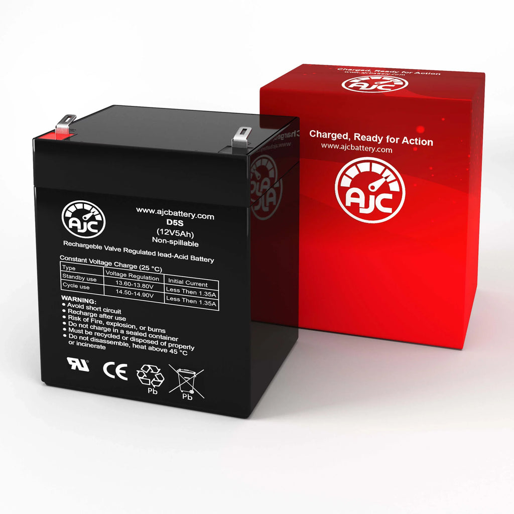 AJC Power Unit Compatible with Aosom Kids Motorcycle Dirt Bike Electric 12V 5Ah Ride-On Toy Replacement Energy Source