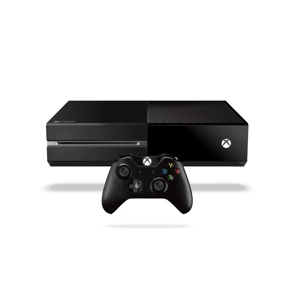 Pre-Owned Microsoft Xbox One Original 500GB Gaming Console Black Headset With Detroit Become Human Game BOLT AXTION Bundle