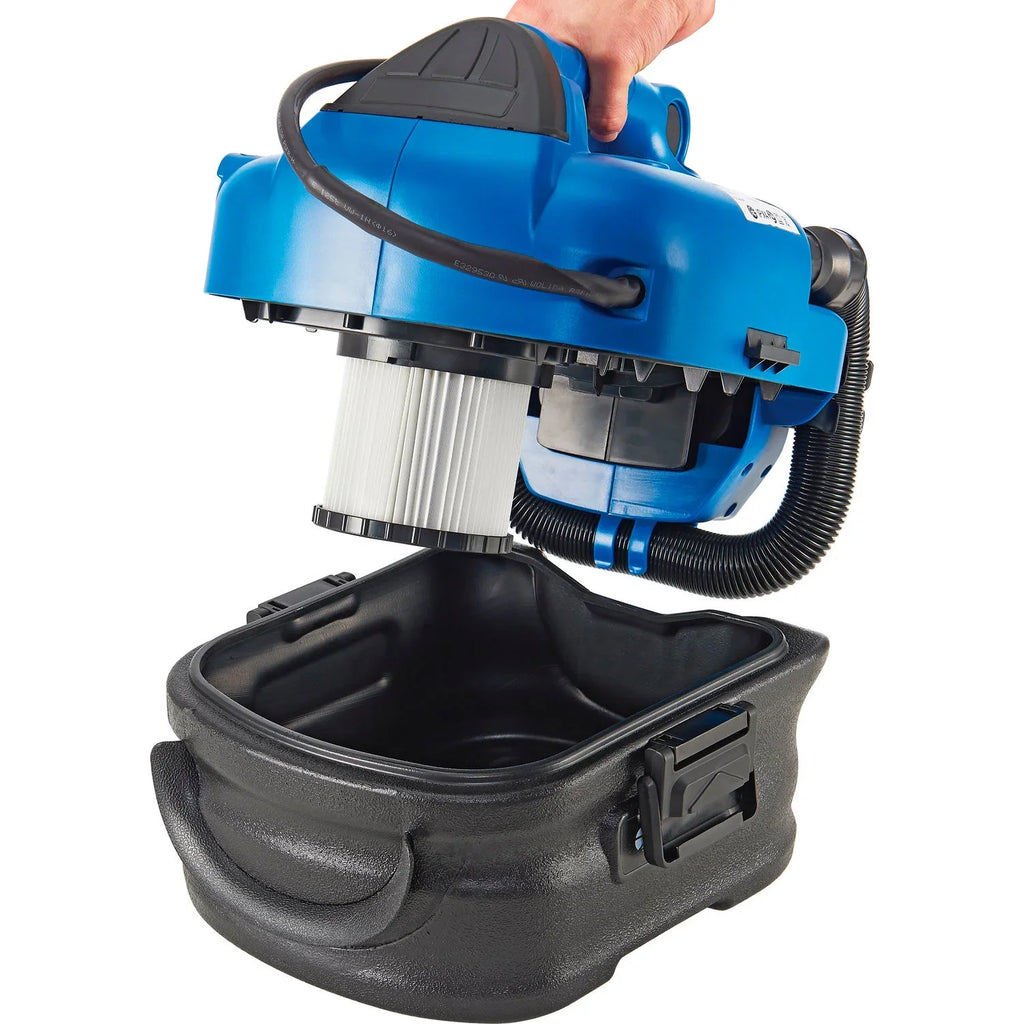 Energy Source Powered HEPA Wet/Dry Vacuum with Air Inflate Adapter, 2 Gallon Capacity