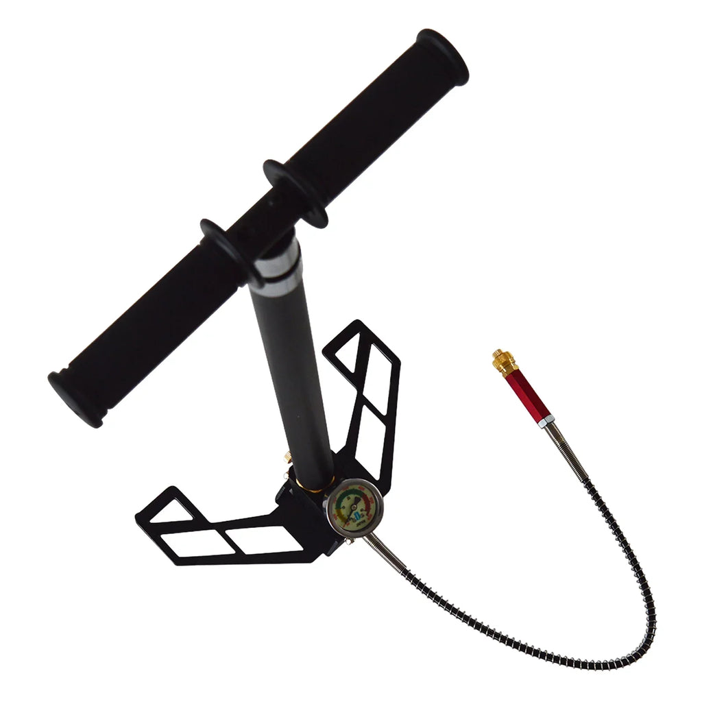 Techtongda 5800PSI Four Stage High Pressure PCP Hand Operated Air Pump Inflator Hunting