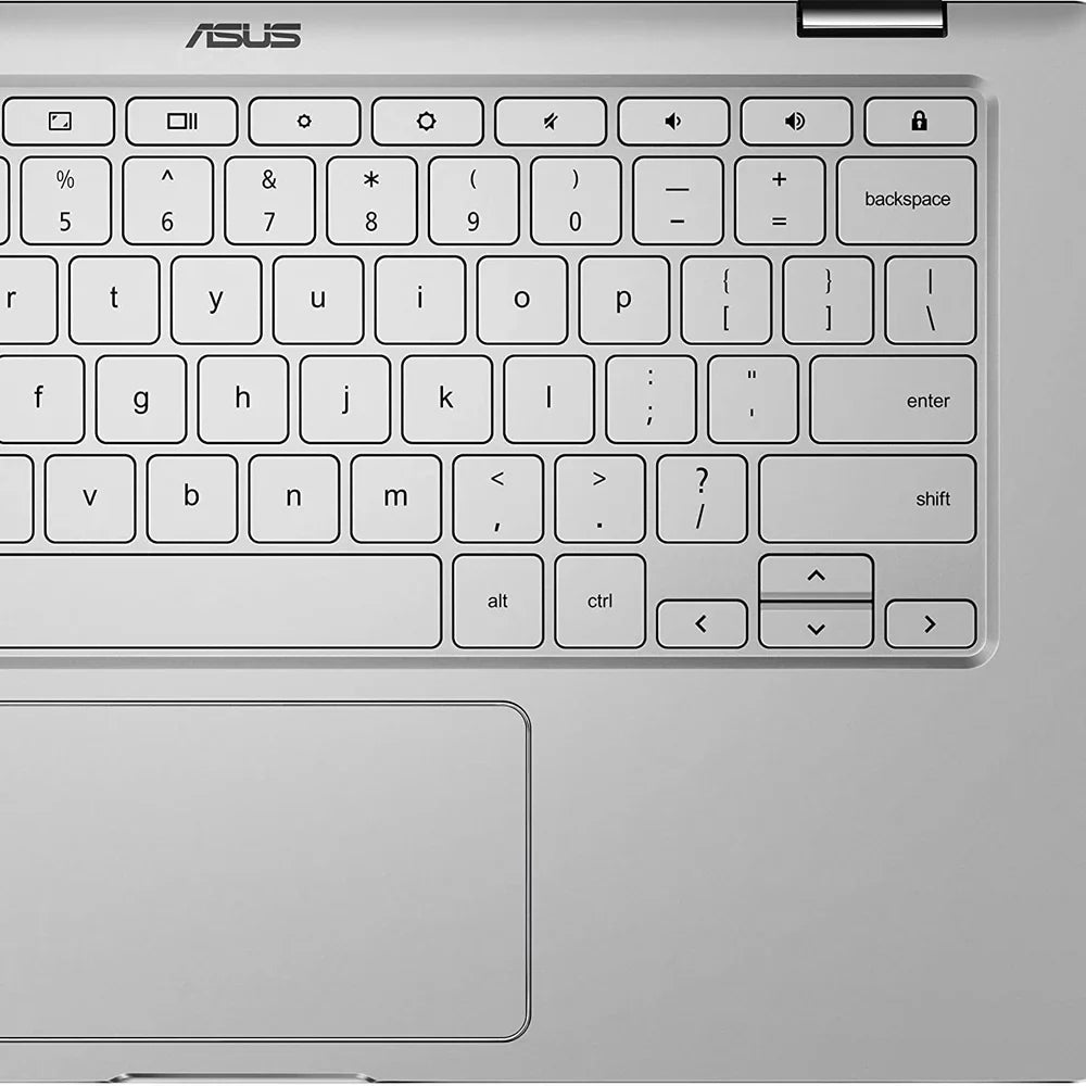 ASUS Chromebook Flip C434 2-In-1 , 14" Full HD Display 4-Way NanoEdge, Heart M3-8100Y Processor, 4GB Memory 64GB eMMC Storage, All-Metal Body, Backlit KB, Chrome OS, Silver - (Open Box)