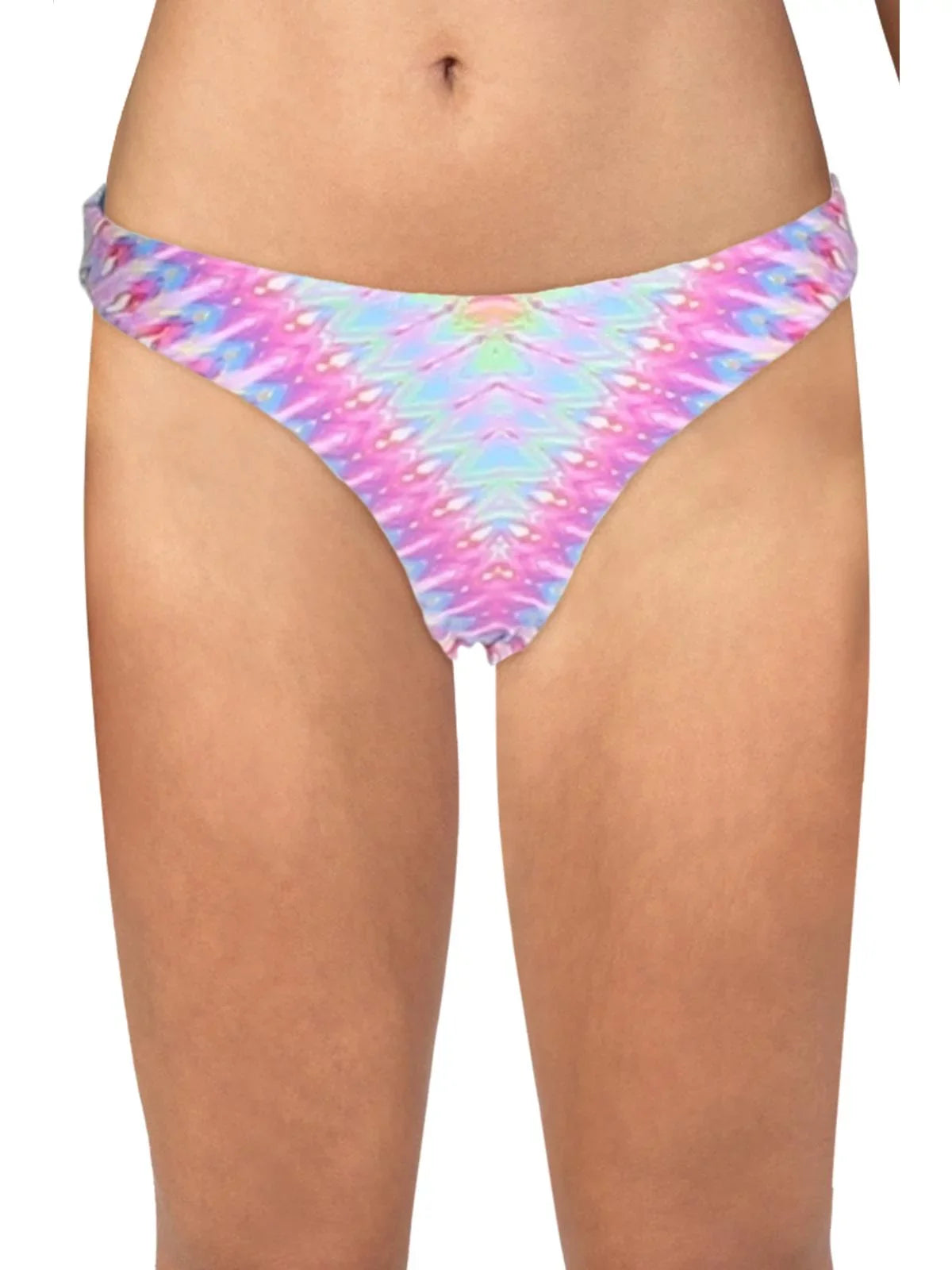 PilyQ Womens Tie-Dye Bikini Swim Bottom Separates