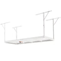SKYSHALO Overhead Adjustable Garage Storage Rack 36x96" Ceiling Rack 600lb White