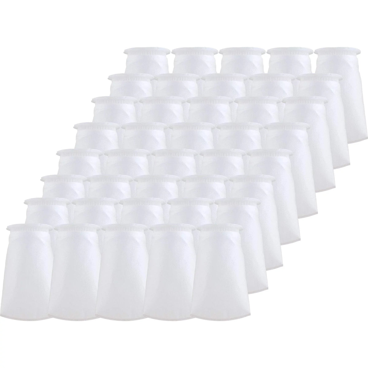 SpiroPure SP-BP-410-10 10 Micron #3 (10”) Glazed Polypropylene Felt Liquid Bag Filter BP-410-10 155387-03 (Case of 40)