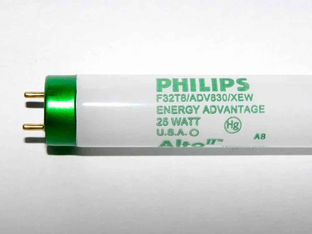 Philips 282046 - F32T8/ADV830/XEW/ALTO 25 Watt 4 Foot Plus Straight T8 Fluorescent Tube Light Bulb