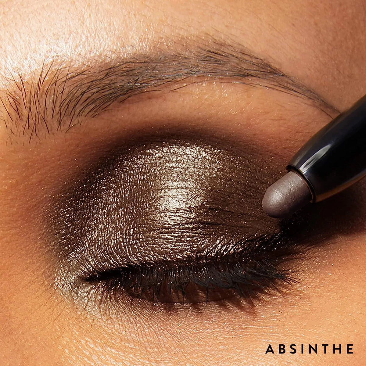 LAURA GELLER NEW YORK Make It A Double -Ended Eyeshadow - Absinthe - Cream Eyeshadow Stick + Matching Powder Eyeshadow - Crease-Proof and Smudge-Proof
