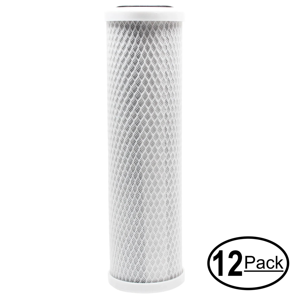 16-Pack Replacement for H2O Distributors UCF-02-14-USA Activated Carbon Block Filter - Universal 10 inch Filter for H2O Distributors Stage Under Sink System - Denali Pure Brand