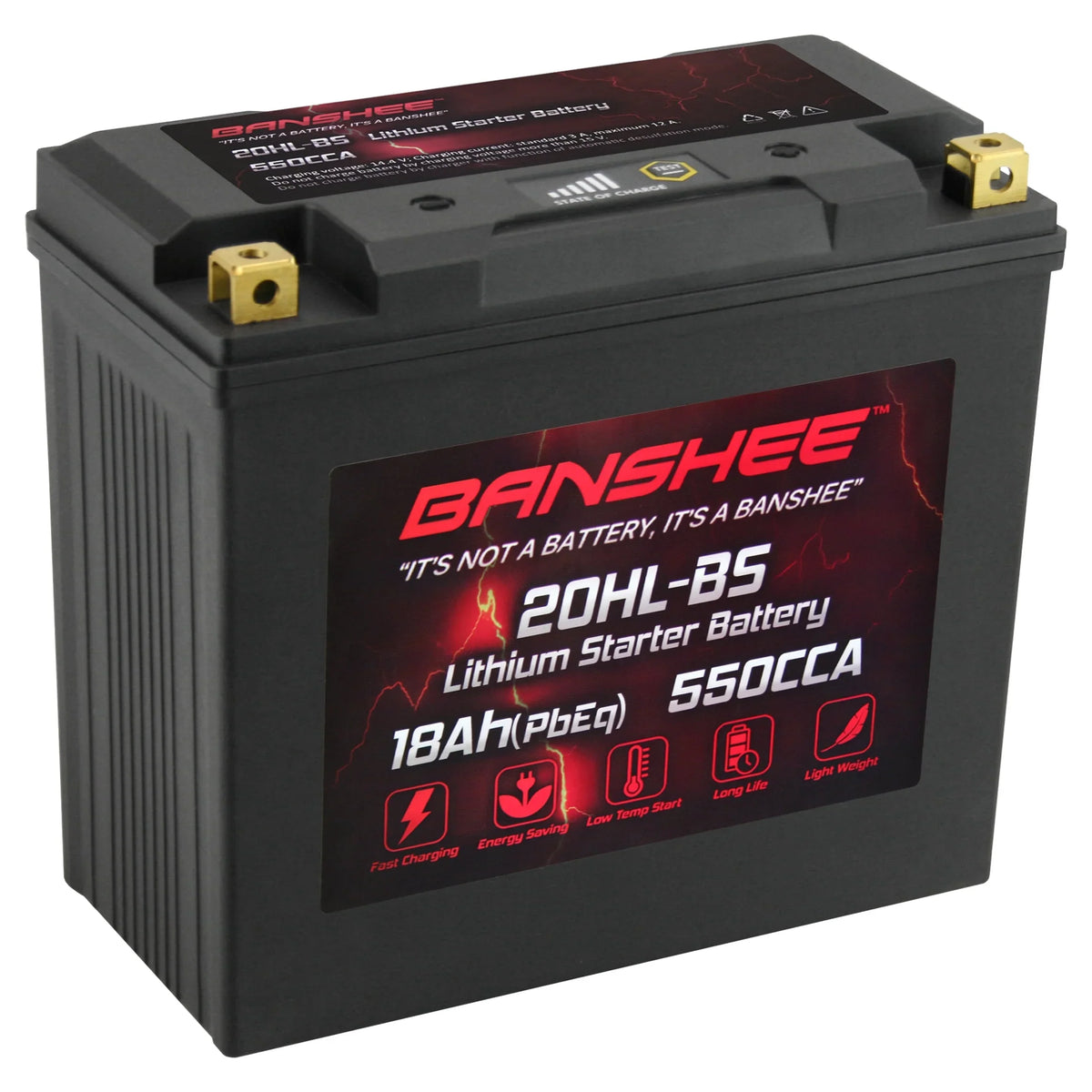 Banshee 20L-BS LiFePO4 Motorsports Cell Compatible with Sea-Doo Wake 155 2016 to 2018