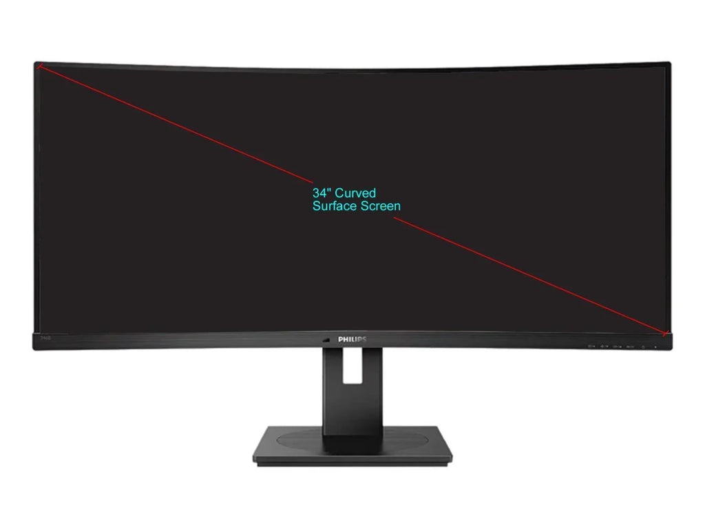 Philips 346B1C 34" 3440x1440 QHD VA LCD Ultra Wide Curved Monitor