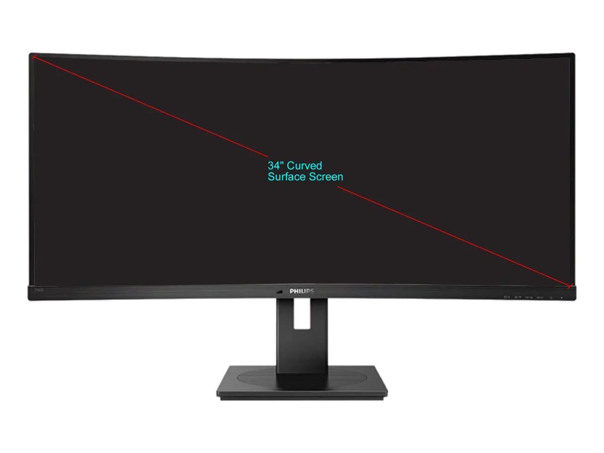 Philips 346B1C 34" 3440x1440 QHD VA LCD Ultra Wide Curved Monitor