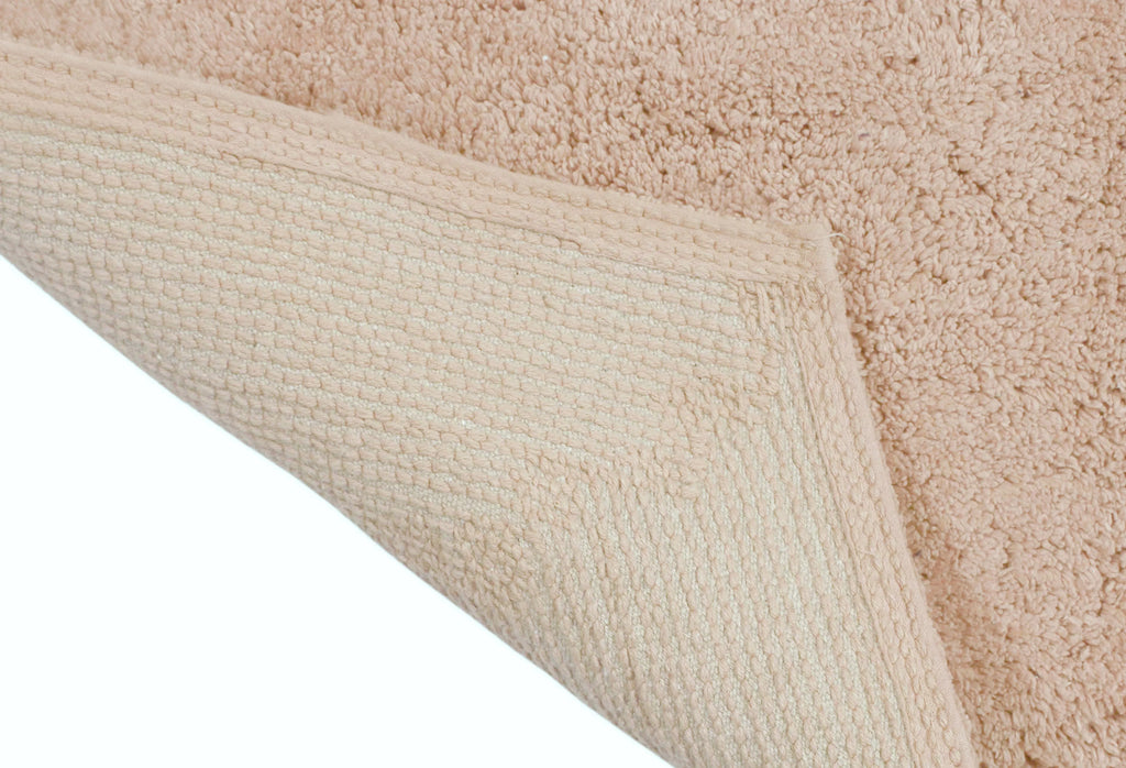 Home Weavers Waterford Collection 100% Cotton Tufted Bath Rug, Extra Soft and Absorbent Bath Rugs, Non-Slip Bath Carpet, Machine Wash Dry, Bath Mats for Bathroom Floor, 21" x 34" Rectangle, Linen Rug
