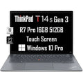 Lenovo ThinkPad T14s Gen 3 14" FHD+ Panel (AMD Ryzen 7 Pro 6850U, 16GB Storage 512GB Solid State Drive Processor Beat i7-1185G7)) Business , Backlit, Fingerprint, FHD Webcam, 3-Yr WRT, Win 10 / 11 Pro