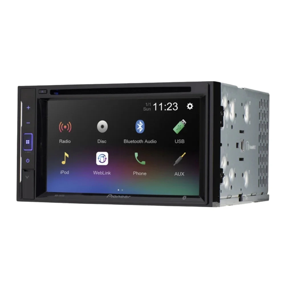 KIT4835 Bundle for 2002-2004 Oldsmobile Bravada W/ Pioneer AVH-241EX Double DIN Car Stereo with Bluetooth/Backup Camera/Installation Kit/in-Dash DVD/CD AM/FM 6.2" Panel Digital Media Receiver