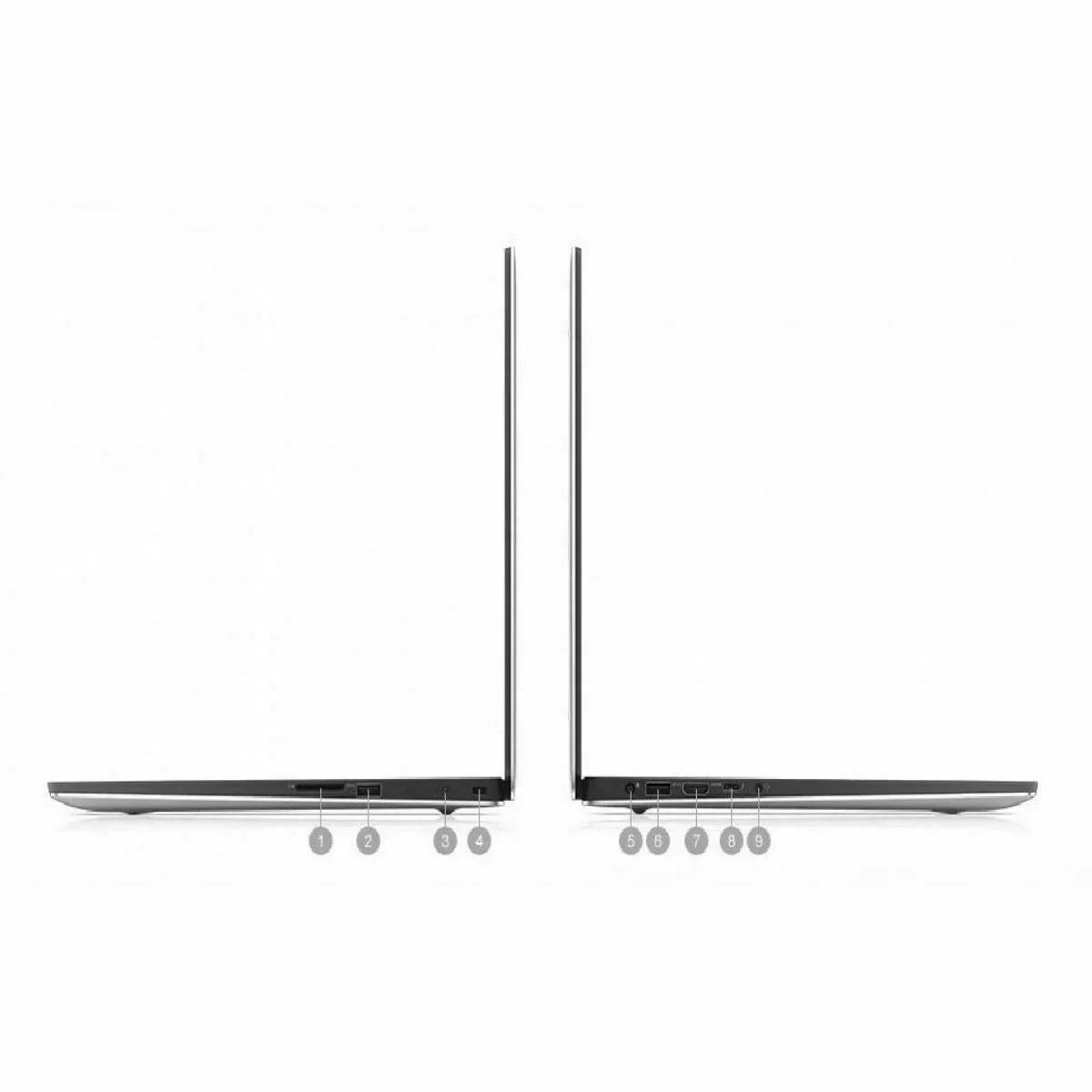 Open Box DELL XPS 15 7590 UHD I7 16 512GB Solid State Drive GTX 1650 XPS7590-7992SLV-PUS - SILVER