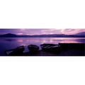 Storage Images Sunset Fishing Boats Loch Awe Scotland Poster Print by Memory Images - 36 x 12