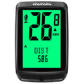 Wireless Bike Computer, Multi-Functional Bike Speedometer, IPX6 Waterproof Large Monitor Cycle Computer Automatic Wake-up LCD Backlight Display