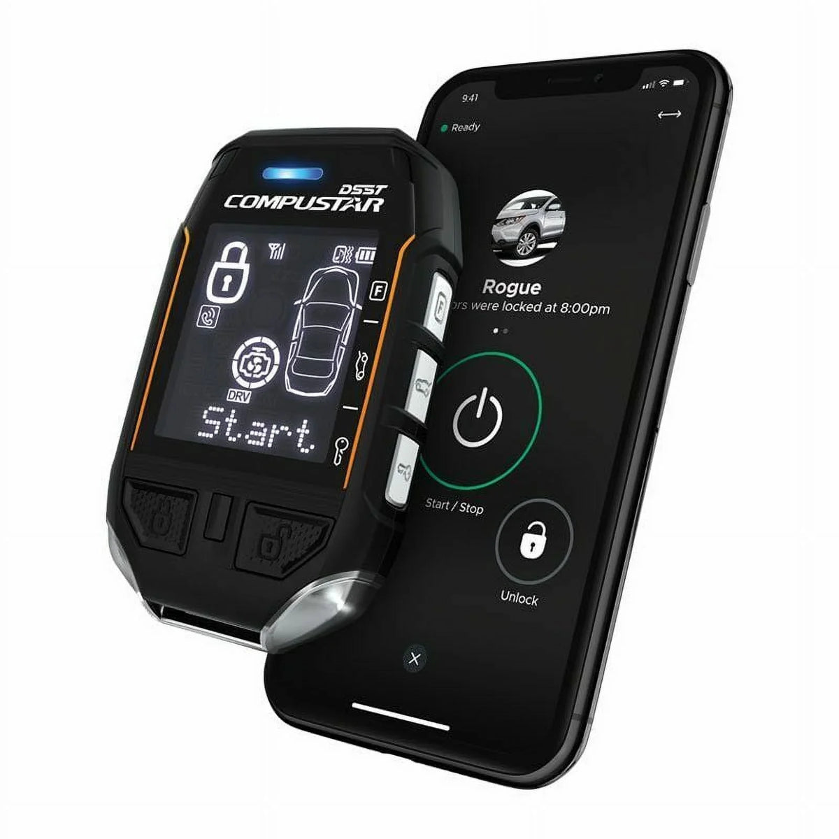 Compustar CSX9900-AS 2-Way CSX Remote Start + Security Kit with Drone LTE Module