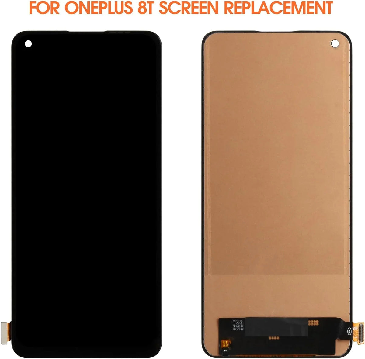 OLED for Oneplus 8T 8T+ 5G Display Replacement LCD Display KB2001 KB2000 KB2003 KB2005 Monitor Touch Digitizer Assembly Repair Part (Support Fingerprint)