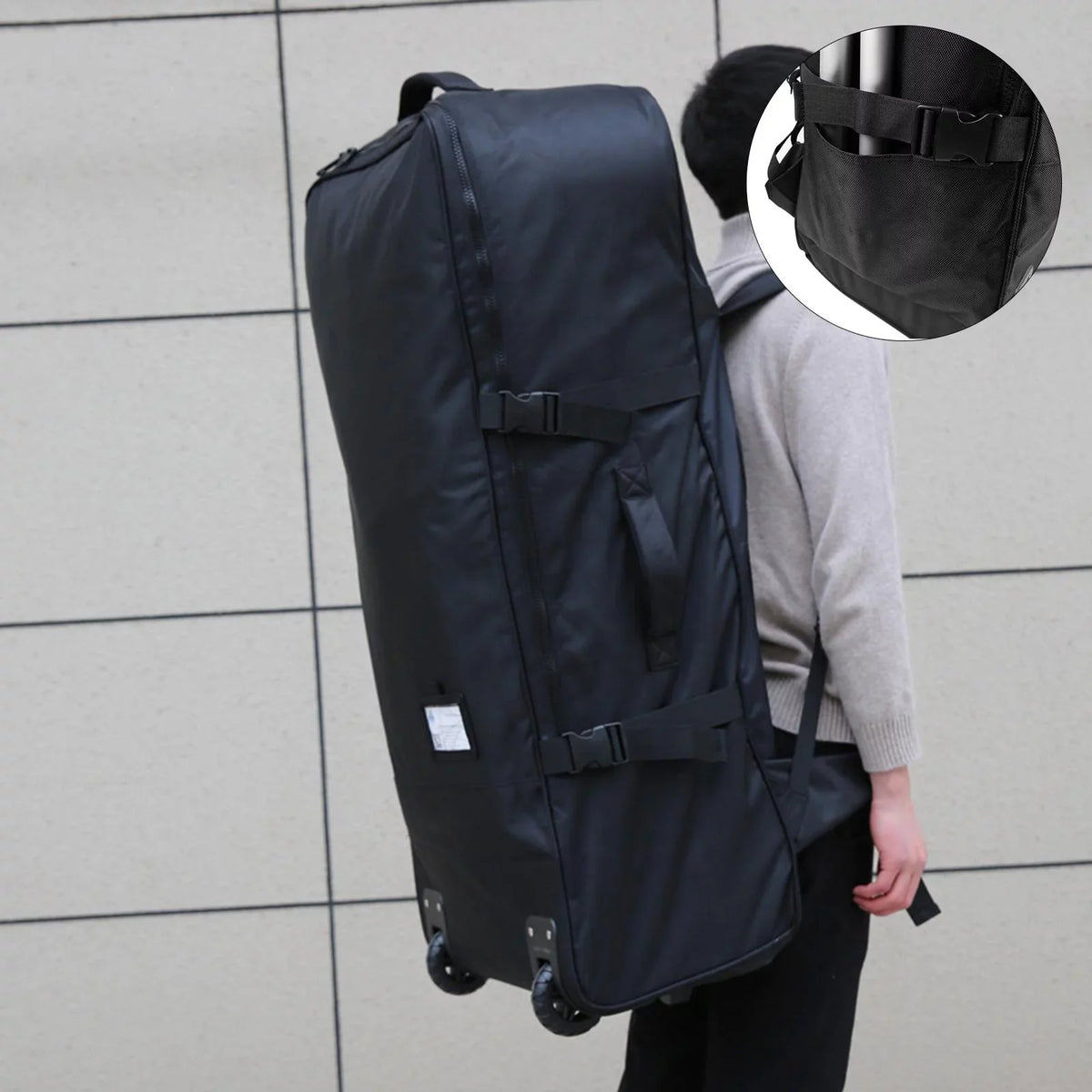 Lightweight Inflatable Paddleboard Backpack, Accessories with Zipper Stand up
