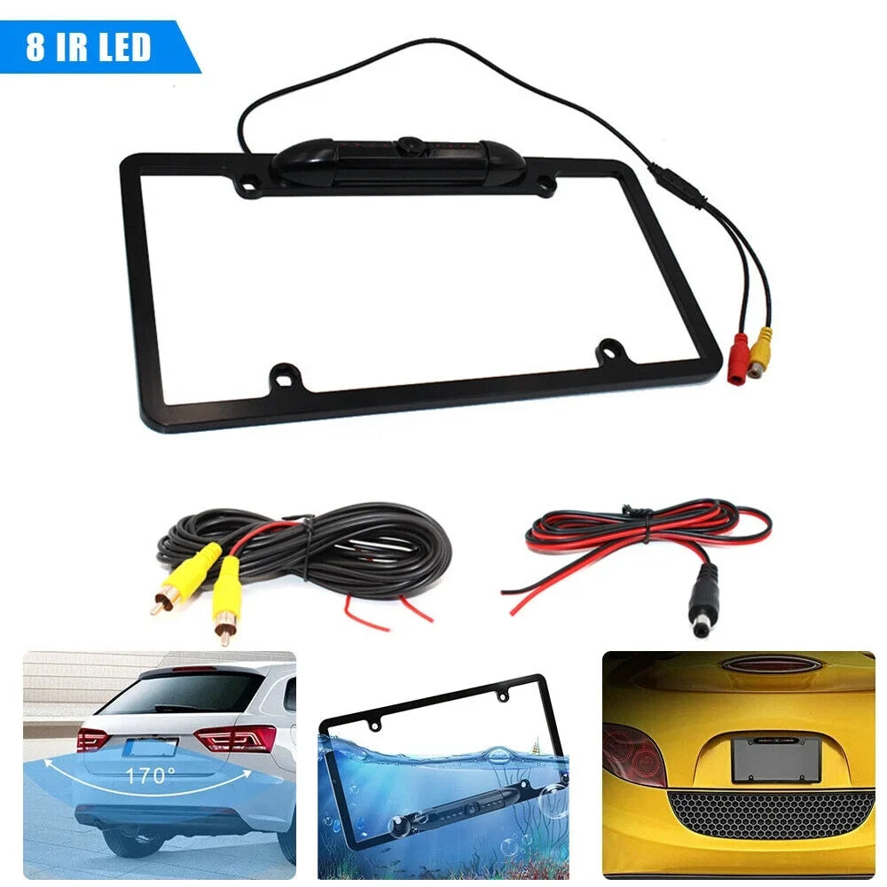 Night Vision License Plate Memory Camera - Reverse Parking Aid