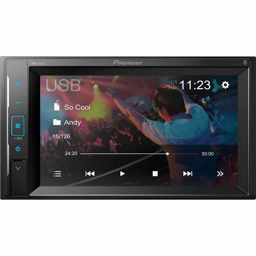 Pioneer DMH-241EX 6.2 inch Monitor Bluetooth Digital Media Receiver - Black