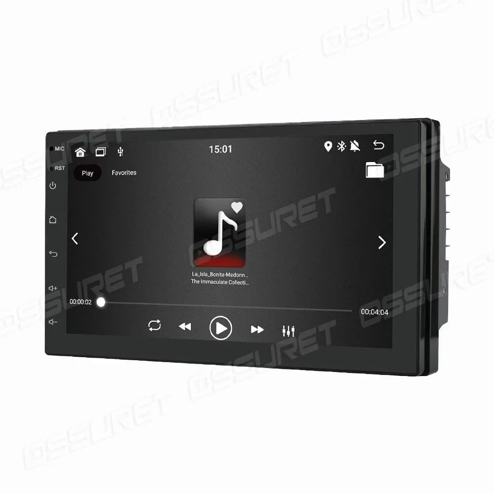 7" GPS Navigation System Android 11 Bluetooth Double 2 Din Car Stereo Radio Head Unit In Dash With Backup Camera