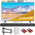 Samsung UN65TU8000 65" TU8000 4K Ultra HD Smart LED TV (2020 Model) with Deco Gear Home Theater Soundbar, Wall Mount Accessory Kit and HDMI Cable Bundle (UN65TU8000FXZA 65TU8000 65 Inch TV)
