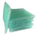 wioboy Paint Booth Exhaust Filter Pad, 24"x 24"x 2.5"(50 Pack), Fiberglass Paint Arrestor(15 Memory