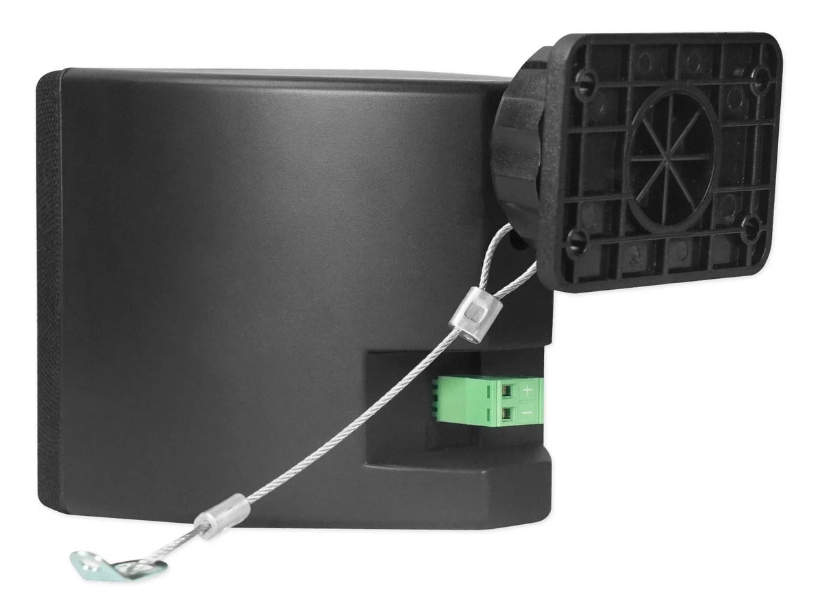 Cube by Rockville Pair of 3.5" Black Home Theater Wall Speakers+Swivel Brackets