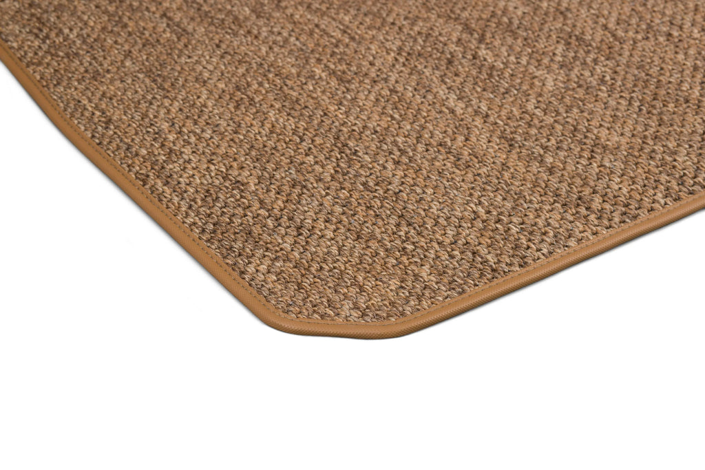 GGBAILEY Ford Explorer Beige All-Weather Textile™ Carpet Car Mats, Custom Fit for 2015, 2016, 2017, 2018, 2019 - Large Cargo Mat (w/ Rear Seat Down)