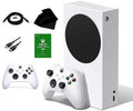 Xbox Series S Includes: Xbox Series S 512GB Console, 2 Wireless Controllers for Xbox, 3 Month Game Pass Code, Kwalicable Accessories
