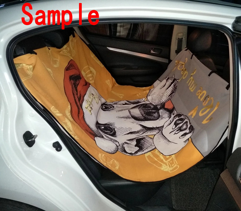 GCKG Tropical Beach Pet Car Seat Cover Dog Car Seat Mat Hammock Cargo Mat Trunk Mat For Cars Trucks and SUV 54x60 inches