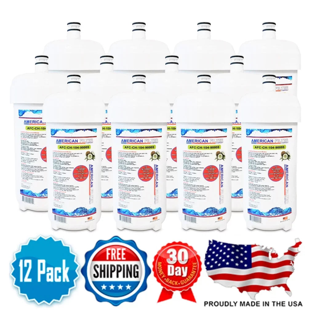 AFC Brand , Water Filters , Model # AFC-CH-104-9000S , Compatible with Cuno® AP510 - 12 Filters - Made in U.S.A.